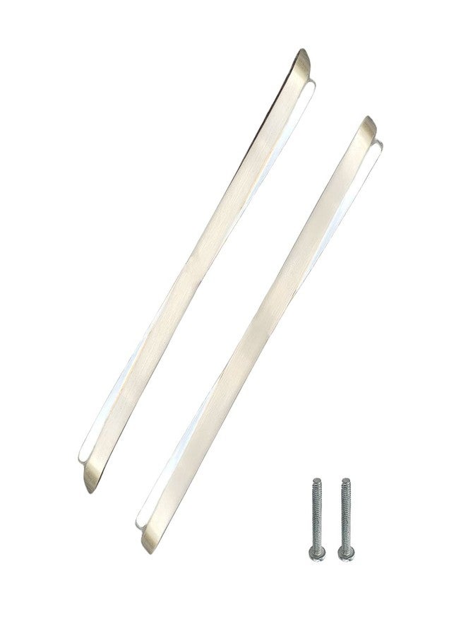 Atom 6.7 inches Stainless Steel Cabinet Pull Handle | Silver Satin Finish | Office Wardrobe Furniture Kitchen Drawer Push Bar, CH04, Pack of 2 - Image 1